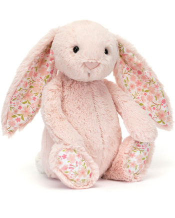 Doudou lapin cerise oreilles fleurs Original- Jellycat
