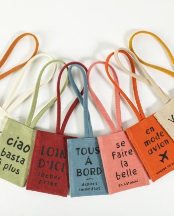 Etiquette bagage message - Sophie Janière