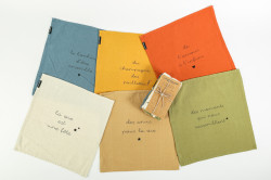 Serviettes de table "La vie est une fête"- Sophie Janière